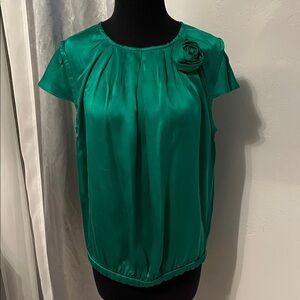 Dolce & Gabbana Emerald Green Blouse